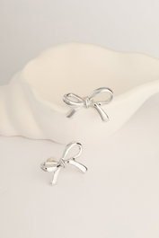 Heliophilia Silver Pendientes de Metal Plateados ELKGC68397G